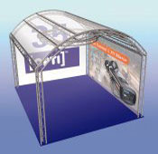 Circular aluminium truss